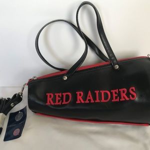 Texas Tech megaphone shaped purse
